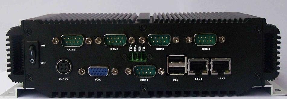 cheap fanless design pc with Rs485 3