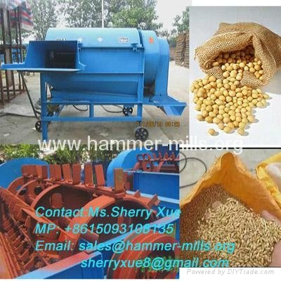 Popular soyabean thresher machine,wheat huller,paddy rice sheller machine