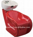 fashionable ceramic shampoo chair/bed