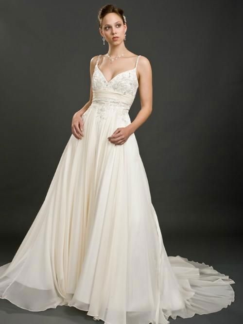 Ball Gown Sweetheart Chapel Train Wedding Dress With Wrap