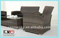 2013 new design outdoor 4pcs rattan furniture sofa set