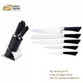 Elegant Black Stainless Steel 6Pcs Kitchen Knife Set