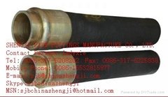 DN125 5inch 3m 85bar PM Concrete Pump Delivery double Hose pump pipe 