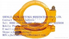 pipe fittings DN150 Schwing concrete pump pipe clamp