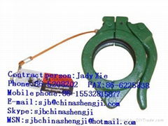 concrete pump spare parts HD forging Sany pipe clamp