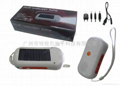 Solar Flashlight Radio &mobile charger