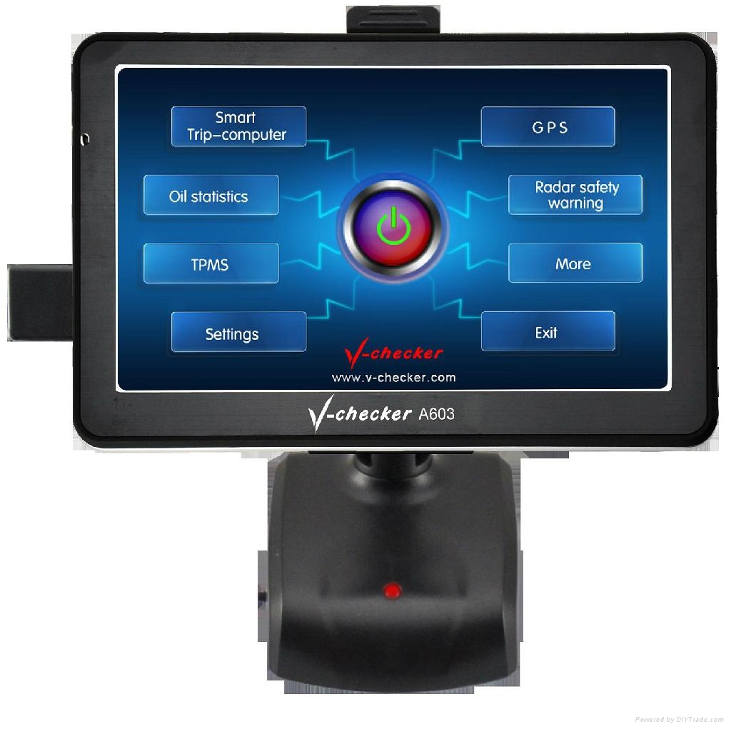 Car Accessory GPS Navigator Radar Warning TPMS Oil display diagnostic equipment 1