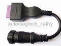 LT14PIN OBD2F Purple Adapter Cable Vehicle Diagnostic Tool Cables Auto Accessory 1