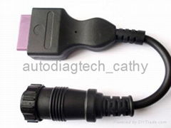 LT14PIN OBD2F Purple Adapter Cable Vehicle Diagnostic Tool Cables Auto Accessory