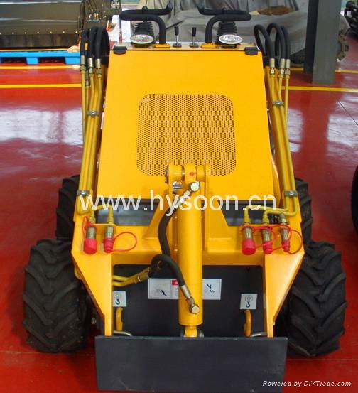 HY380 mini skid steer loader and attachments  2