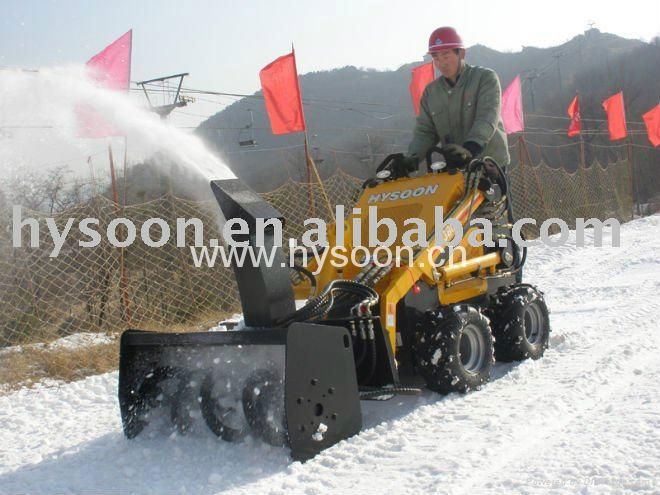 HY380 mini skid steer loader and attachments  3