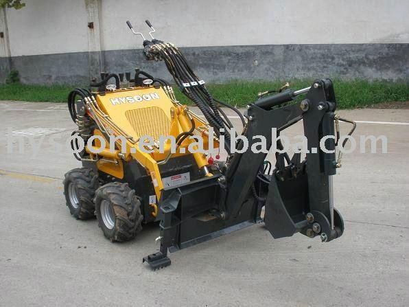 HY380 mini skid steer loader and attachments  5