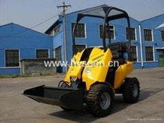 HY200 mini skid steer loader and attachments