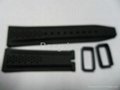silicone watch band, wath strap, 24mm 2