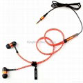 Zipper earphones with superior low bass 5