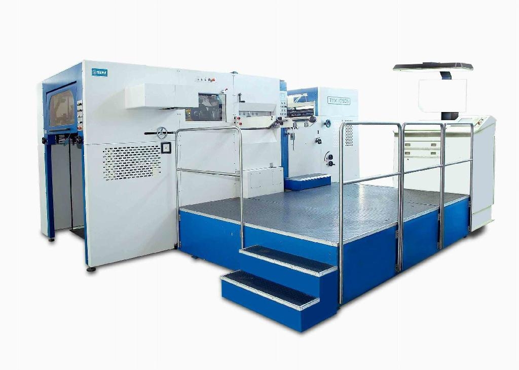 Automatic platen hot foil stamping and die cutting machine TYM1050Y