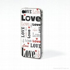 iPhone skin sticker Love