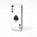 iPhone skin sticker Ace of Spades 1