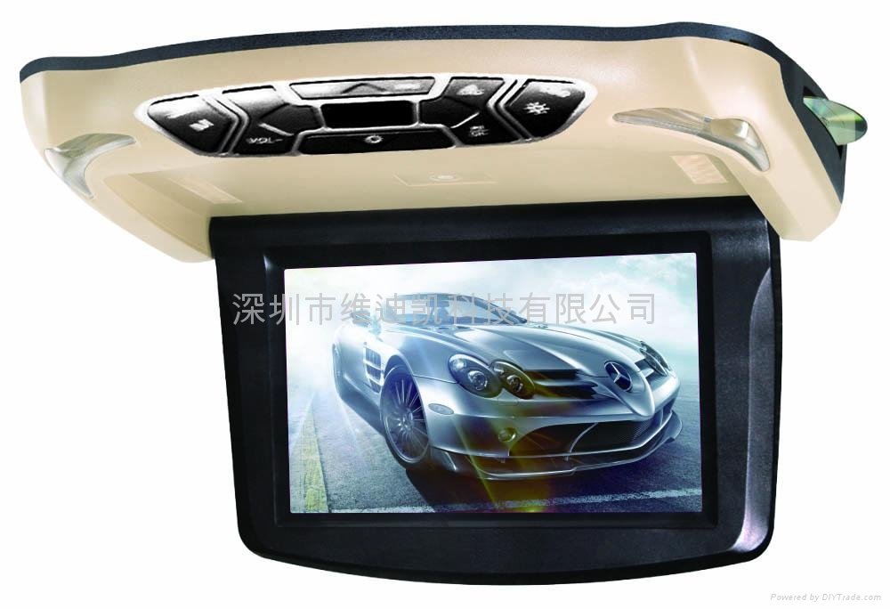 10.1'' roof mount car dvd player monitor with 32bit games