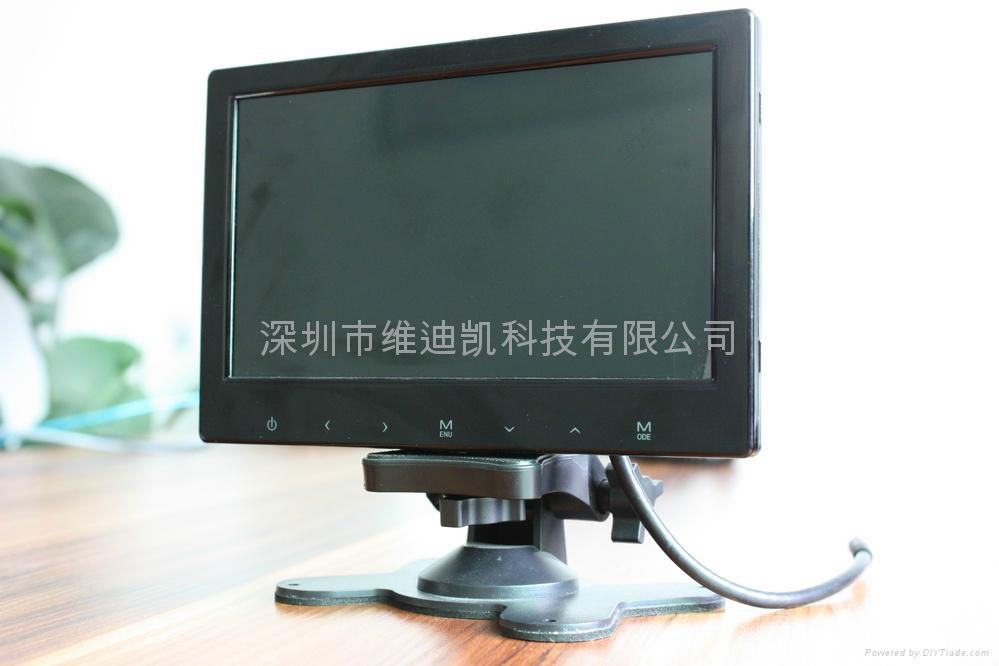 7-inch Ultra-thin bus Stand-alone video Monitor With MP5,USB,SD Fcntion