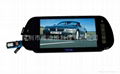 7 inch car mp5 Rearview Mirror Monitor with game+USB+SD+FM 1