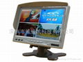 7 inch bus video monitor with 4 spillter picture video 1