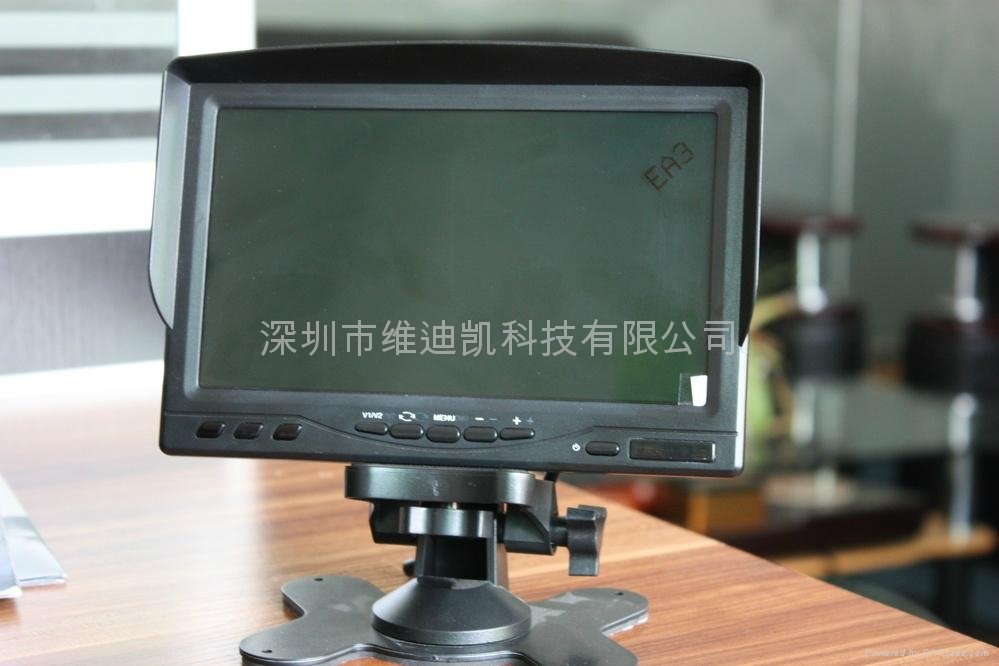 7 inch bus video monitor with 4 spillter picture video 2