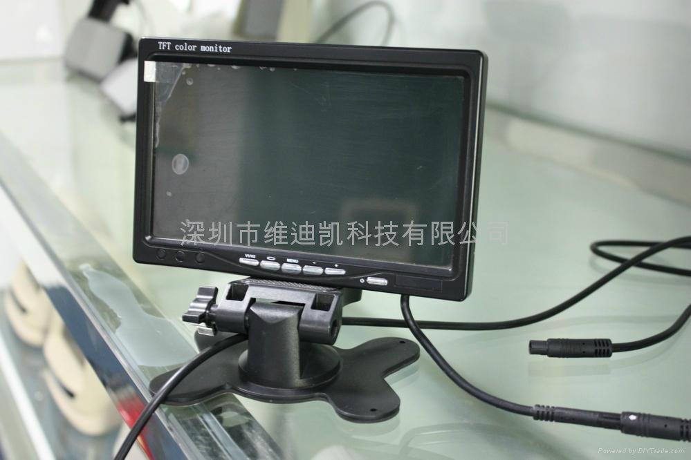 7 inch bus parking reverse system video monitor