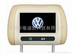 Volkswagen car headrest monitor