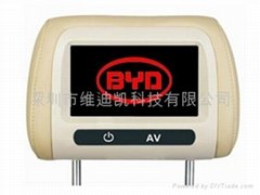 BYD S6 special car headrest video player monitor