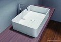 Stream Acrylic Bathroom Sink PB2057 3