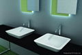 Stream Acrylic Bathroom Sink PB2057 5