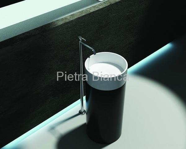 Pure Acrylic Solid Surface Basin PB2034 5
