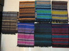 2012the latest export Europe,Korea nap horizontal  stripe scarf 