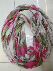 2012 foreign trade exports Europe big flowers scarf