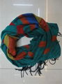 2012 foreign trade export imitation cashmere monochromaticcross scarf