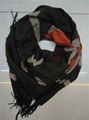 2012 foreign trade export imitation cashmere monochromaticcross scarf 2