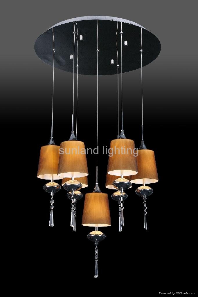 modern pendant lamp, glass pendant light AP5006-7 brown