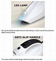 Handy Lightweight LED Torchlight Turbo Car Dust Vacuum Cleaner And Collector  3