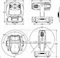 1200W Moving Head Wash Light Robe (LUV-Y1200E) 2