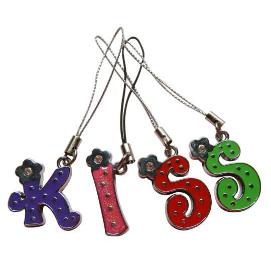 Boutique Multicolor Letter Mobile Phone Chain