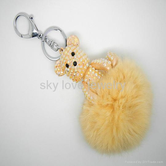 cute bear  keychain 2