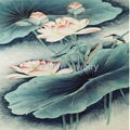 luxury lotus sand painting  3