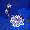 luxury lotus sand painting  4