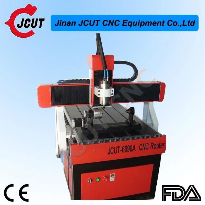 3D PCB Rotary Axis CNC Engraving Machinery JCUT-6090A