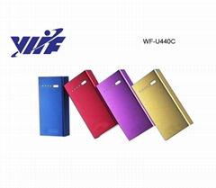 Colorful 4400mAH - 5600mAH smartphone battery charger - metal power bank