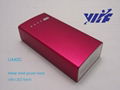 Colorful 4400mAH - 5600mAH smartphone battery charger - metal power bank 5