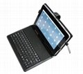 Leather case with keyboard for Tablet PC