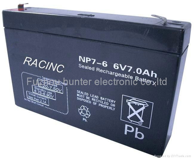 6V7AH storage lead acid battery for children's toy car 4