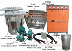  Induction Furnace for copper melting 500kg